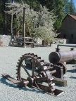 Pelton Wheel at a Mine Museum 